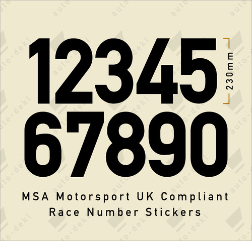 Motorsport compliant 23cm - uk,