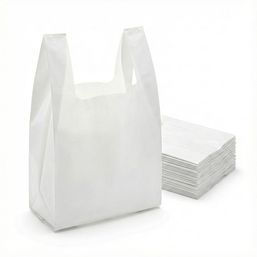 Reusable white vest carrier - reusable,