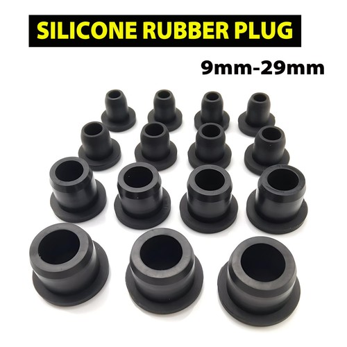 Black round silicone rubber - silicone,