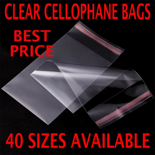 Clear cellophane bags - cellophane,