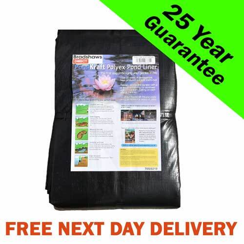 Pond liner with - pond, 25