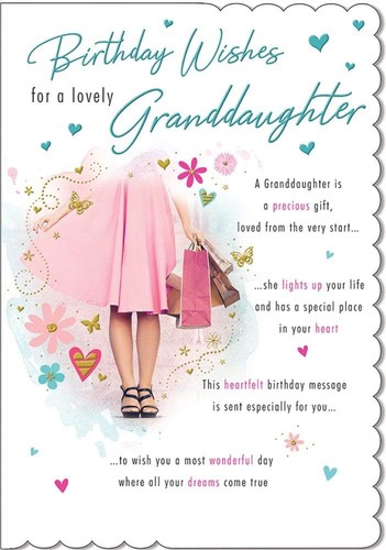 Lovely granddaughter - to,
