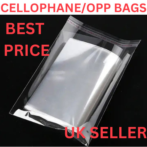 Clear cellophane bags - bags, self
