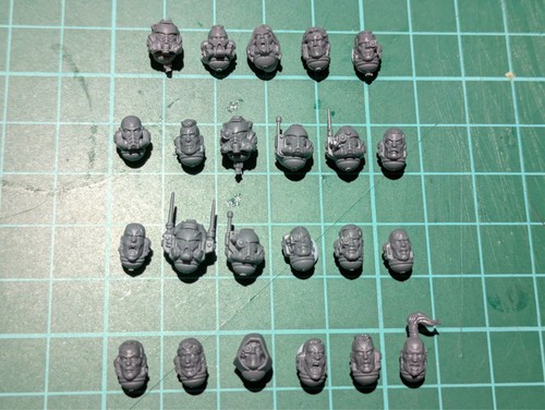 Deathwatch heads - heads, (bits)