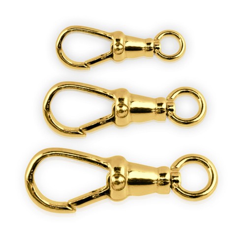 9ct yellow gold albert - albert, swivel